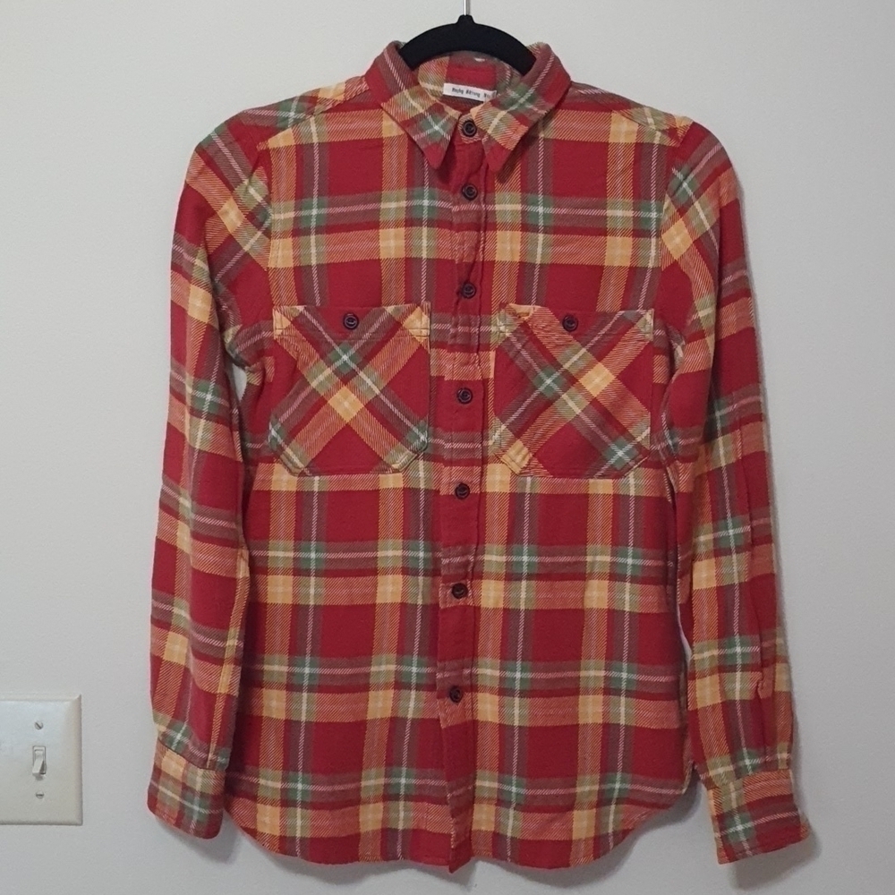 NEW Rugby Ralph Lauren Skinny Fit Flannel Shirt